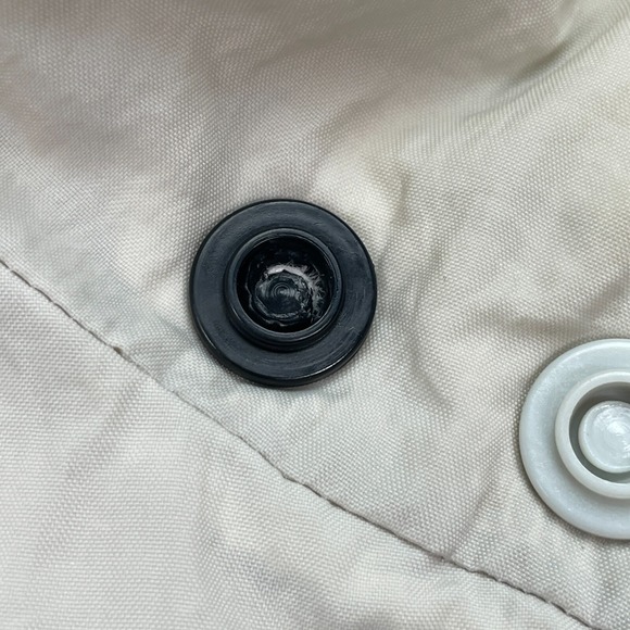 Nike Jacket Vintage Mens XL Big Swoosh Quilted Black White Full Zip - Picture 6 of 16